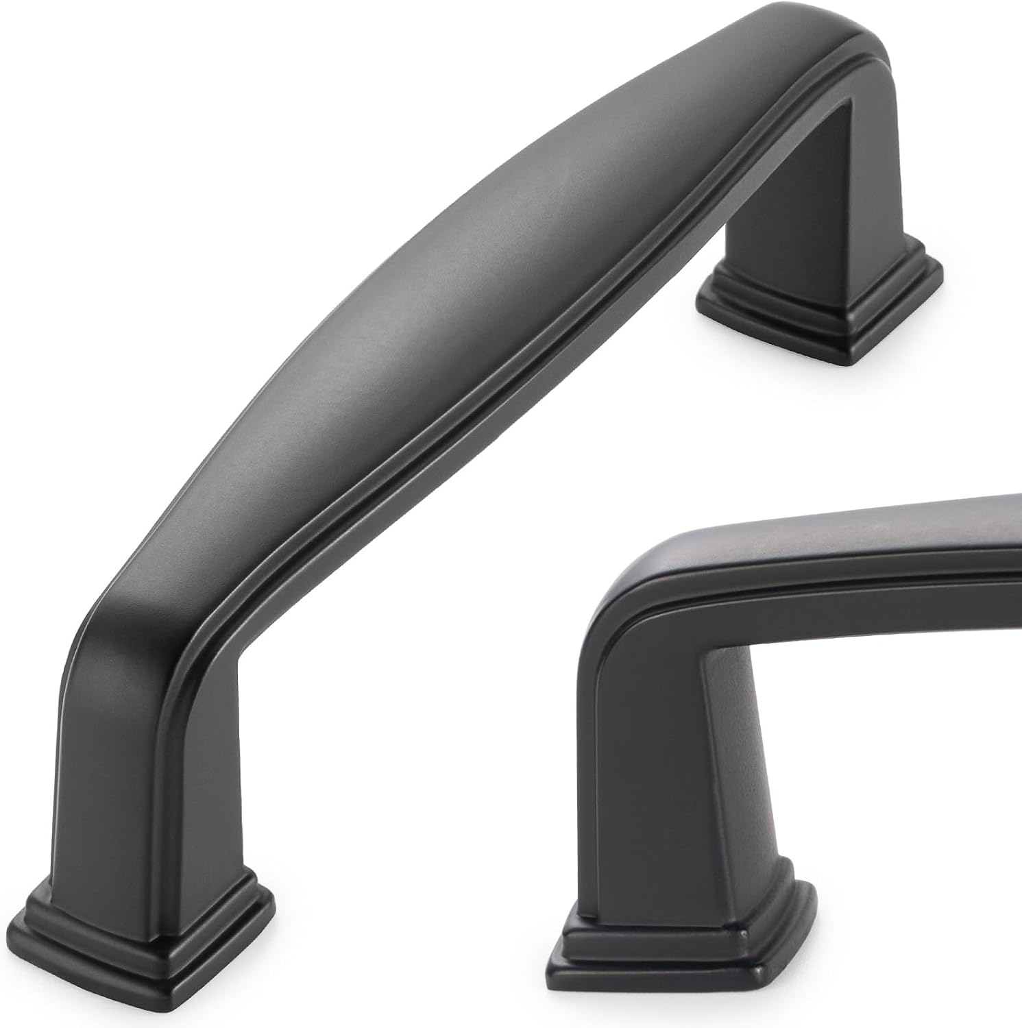 10 Pack 3 Inch Black Kitchen Cabinet Pulls Matte Black Cabinet Handles Black Cabinet Hardware for Kitchen Cabinets 1817 Drawer Dresser Cupboard Bedroom